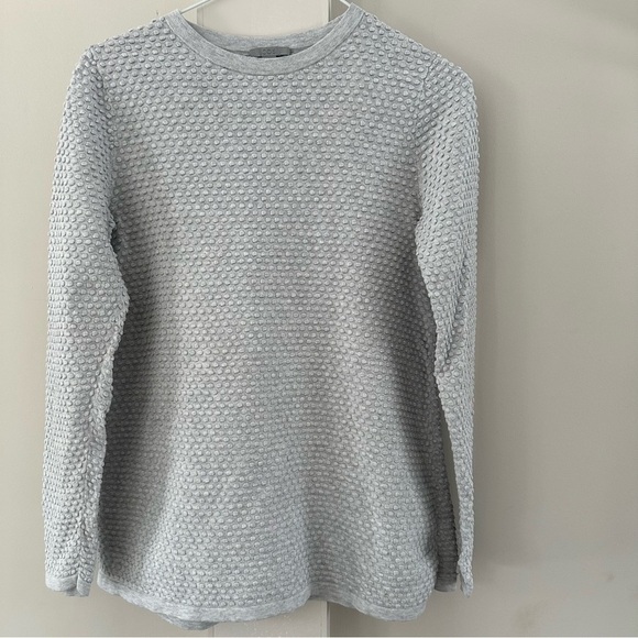 COS 100% COTTON GREY TEXTURED JUMPER, WOMENS XS - Picture 2 of 7